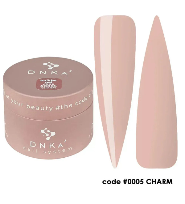 Гель для наращивания DNKa Builder Gel №0005 Charm, 15 мл